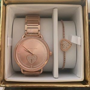 Michael Kors watch and bracelet